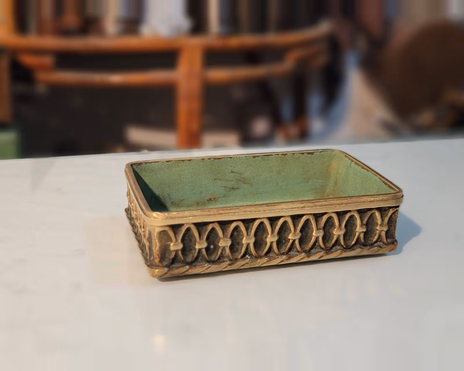 Vide-poche en bronze Max Le Verrier